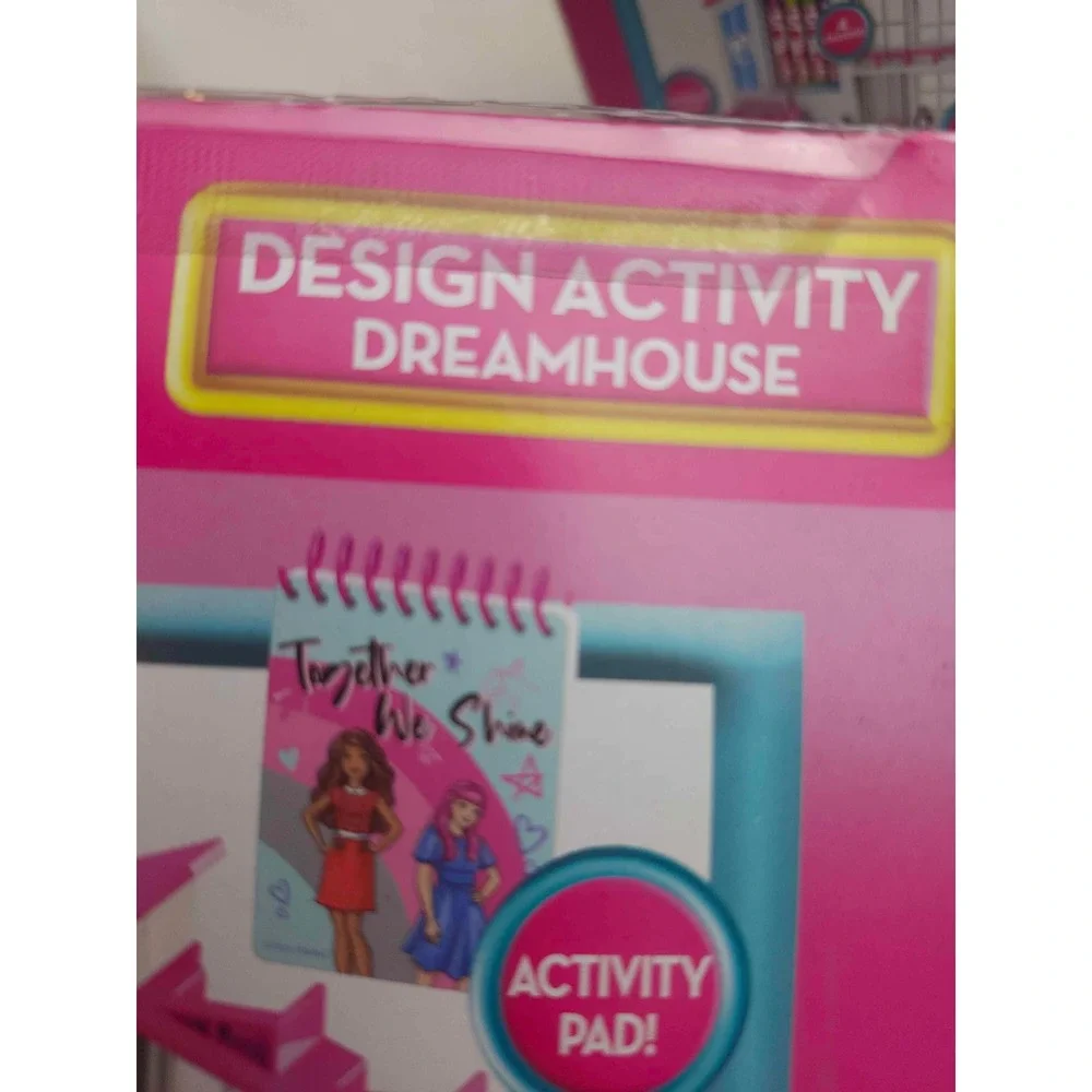 Barbie Design Activity Dreamhouse Set with Art Supplies and Palm Tree Pen 2 Pack